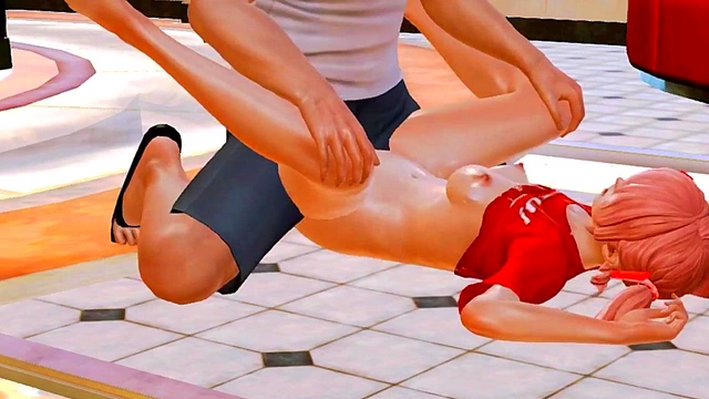 Young 3D Anime Girl Gets Intimate With Grandpa In Steamy Hentai Scene