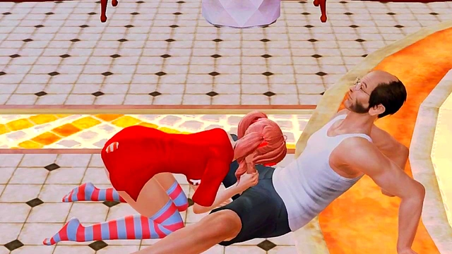 Young 3D Anime Girl Gets Intimate With Grandpa In Steamy Hentai Scene