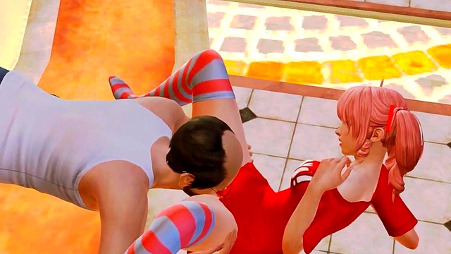 Young 3D Anime Girl Gets Intimate With Grandpa In Steamy Hentai Scene