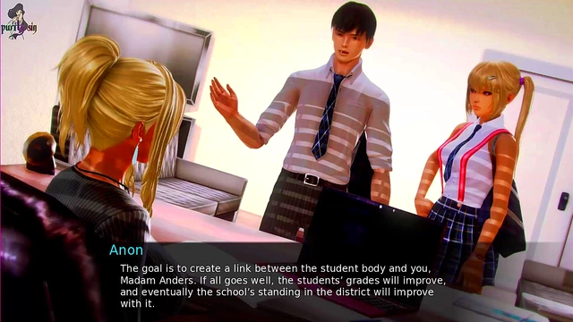 Sexy Waifu Nurses Masturbate With Thighjobs & Orgasms In School Clinic Scene