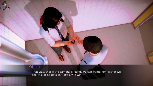 Sexy Waifu Nurses Masturbate With Thighjobs & Orgasms In School Clinic Scene