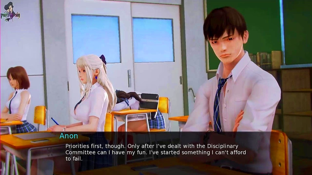 Sexy Waifu Nurses Masturbate With Thighjobs & Orgasms In School Clinic Scene