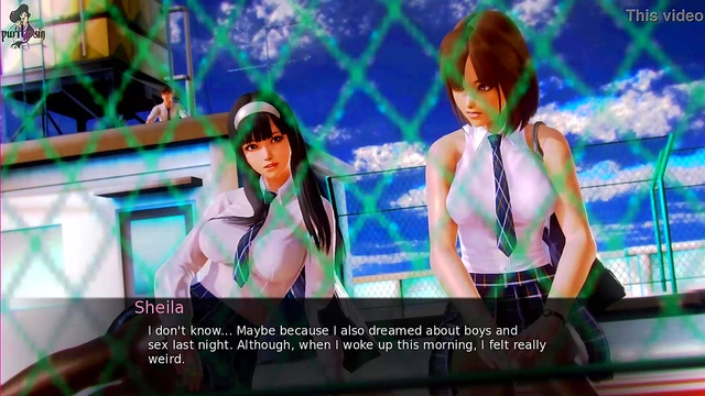 Sexy Waifu Nurses Masturbate With Thighjobs & Orgasms In School Clinic Scene