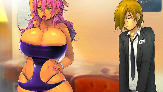 Big-Ass MILF With Huge Boobs Fucks Big Dick In Hentai Hotel Room