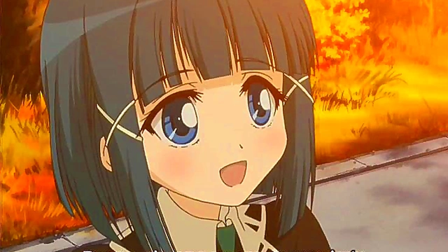 Yuri Anime Girls Share Intimate Moments in School Uniform Strawberry Panic