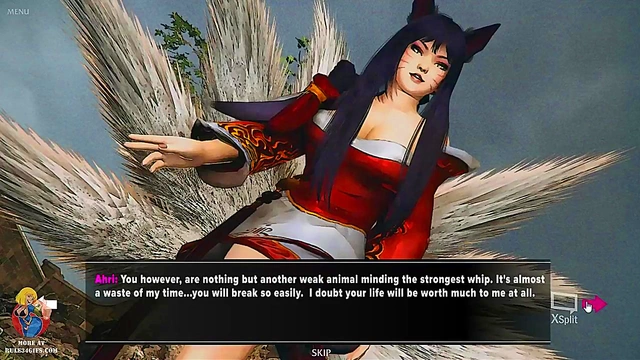 League of Legends Ahri Takes Animated Action in Seductive Hentai Scene