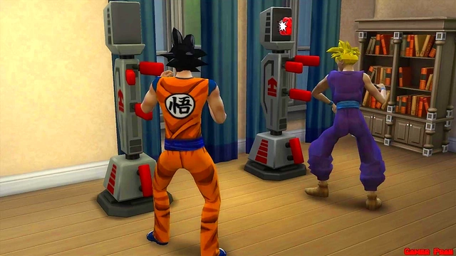 Stepmom Chi-Chi Catches Stepson Gohan Masturbating & Gets Fucked Hardcore