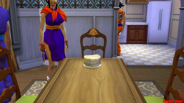 Stepmom Chi-Chi Catches Stepson Gohan Masturbating & Gets Fucked Hardcore