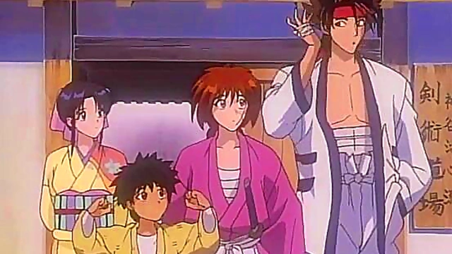 Samurai X Anime – Hot Latina Chick Fights Dark Forces While Getting Fucked