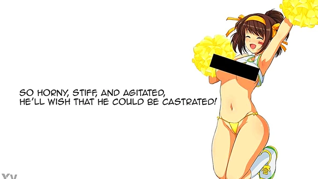 Loser Anime Guy Faces Small Penis Humiliation Without Pussy Satisfaction