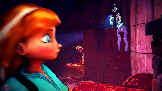 Queen Elsa’s Secret Pleasures – Hot 3D Anime Lesbian Anal Adventure
