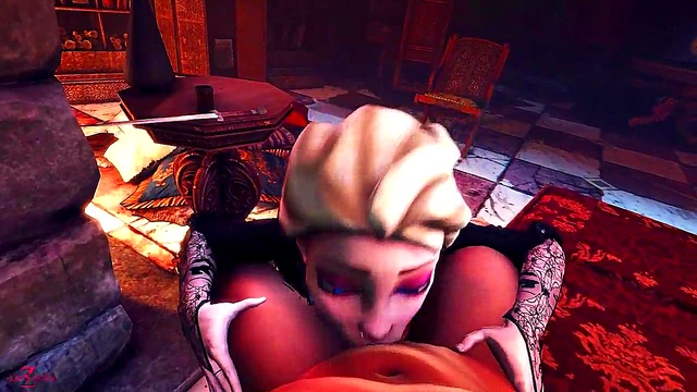 Queen Elsa’s Secret Pleasures – Hot 3D Anime Lesbian Anal Adventure