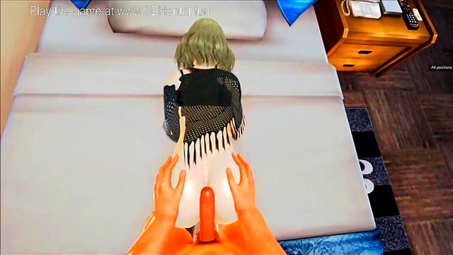 Blonde Teen Anime Chick Gives Blowjob Then Enjoy Hardcore Anal Sex