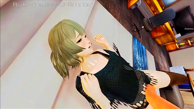 Blonde Teen Anime Chick Gives Blowjob Then Enjoy Hardcore Anal Sex
