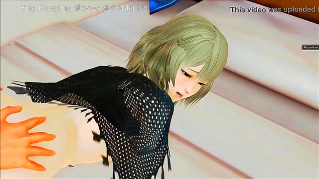 Blonde Teen Anime Chick Gives Blowjob Then Enjoy Hardcore Anal Sex