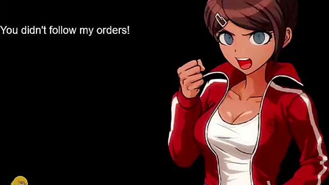 Aoi Asahina Dominates in Danganronpa Anime Seduction Scene