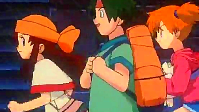 Hentai Menage Thrills – Liguia Eats Ass in Anime Pokemon Frenzy