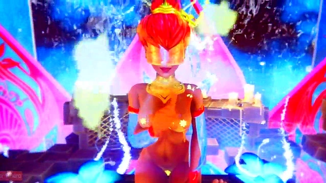 Cute Redhead Jasmine Gives Sexy Blowjob With Magic Charm In 3D Fantasy Hentai PMV