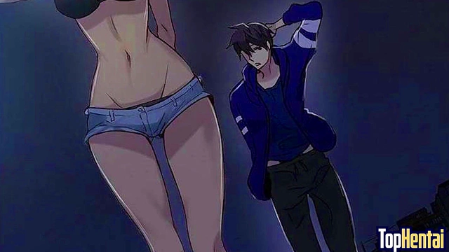 Stepmom Teacher Bangs Little Step-Sister & Big Step-Sister In Anime PC Room Episode