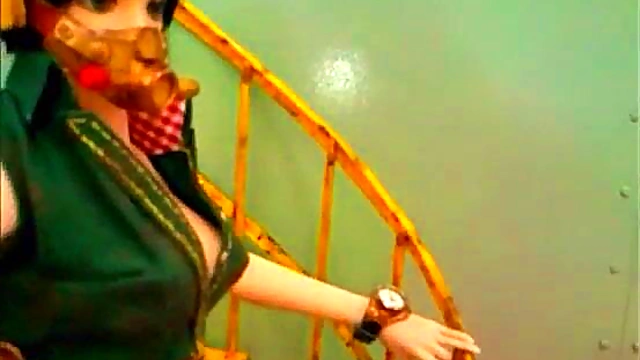 Horny Anime Doll Dances While Masturbating With Custom Action Figure Bukkake