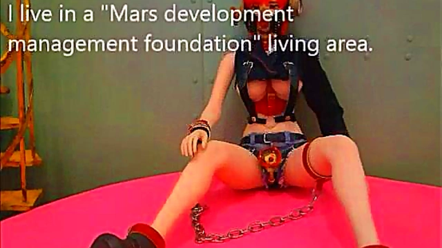 Horny Anime Doll Dances While Masturbating With Custom Action Figure Bukkake