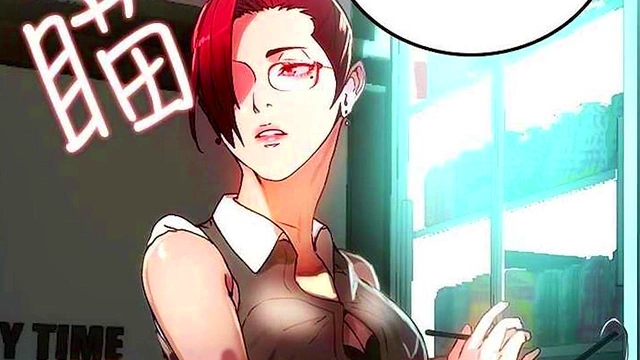 Horny Step-Mom and Little Sister Share Big Dick in PC Room Anime Adventure