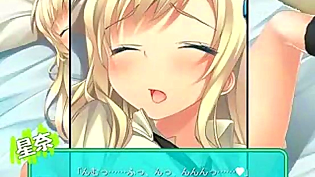 Blonde Maid Sena-Thick Takes Big Cock In Haganai Anime Scene