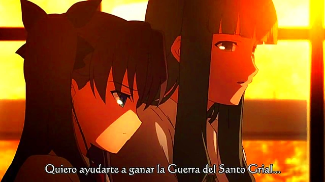 Saber from Fate/Zero Fucks in Subtitled Anime Adventure