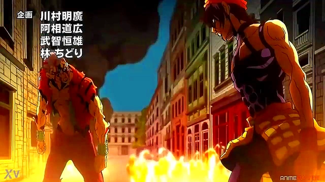 Horny Blonde Anime Chick Fucks Wildly for JOJO's Shorno-Shobanna Fantasy fulfillment