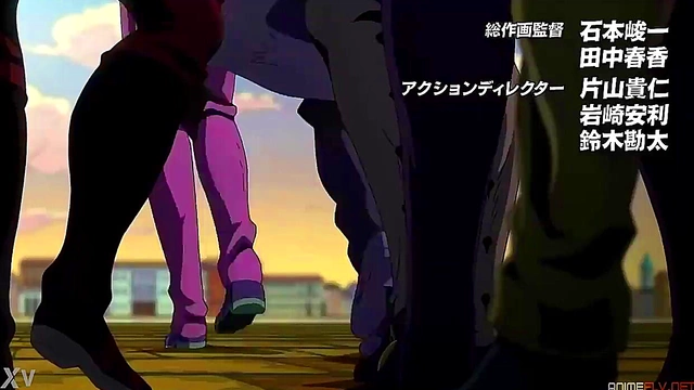 Horny Blonde Anime Chick Fucks Wildly for JOJO's Shorno-Shobanna Fantasy fulfillment