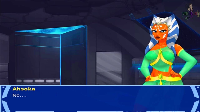 Hot Star Wars Slave Gives Blowjob & Handjob To Alien Master For Anal Sex