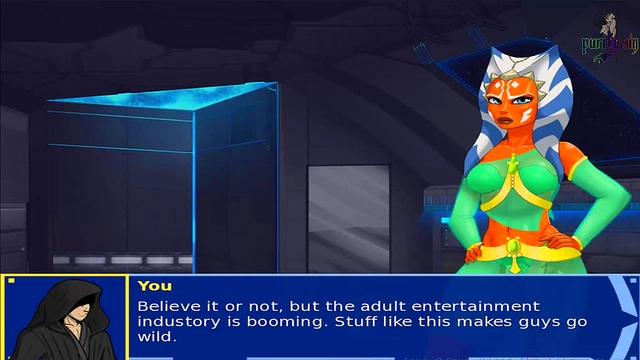 Hot Star Wars Slave Gives Blowjob & Handjob To Alien Master For Anal Sex