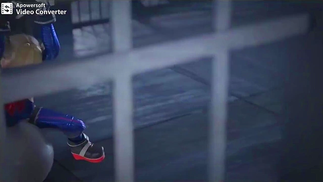 Mary Rose Bounces Fitball On Street Then Strips Seductively In POV Hentai Action