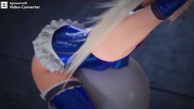 Mary Rose Bounces Fitball On Street Then Strips Seductively In POV Hentai Action