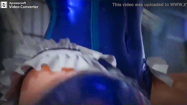 Mary Rose Bounces Fitball On Street Then Strips Seductively In POV Hentai Action