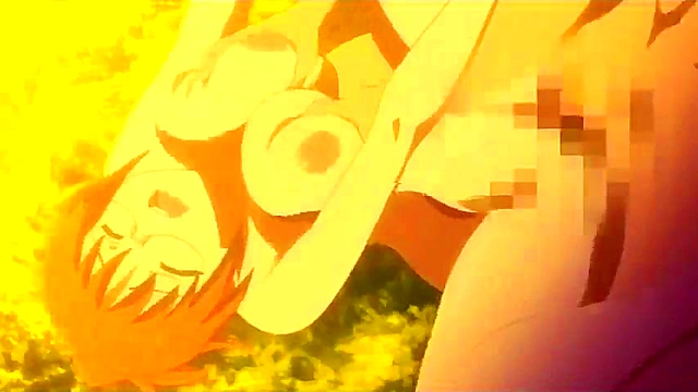 Big-Busted Anime Student Gets Fucked Hard in the Forest