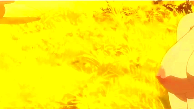 Big-Busted Anime Student Gets Fucked Hard in the Forest