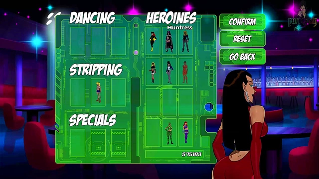 Batgirl & Supergirl Tease Harley Quinn With Handjobs & Blowjob Fun