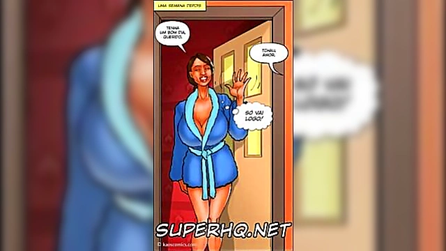 Hot Wife Sucks Black Gardener's Dick In HQ Hentai Anime Scene