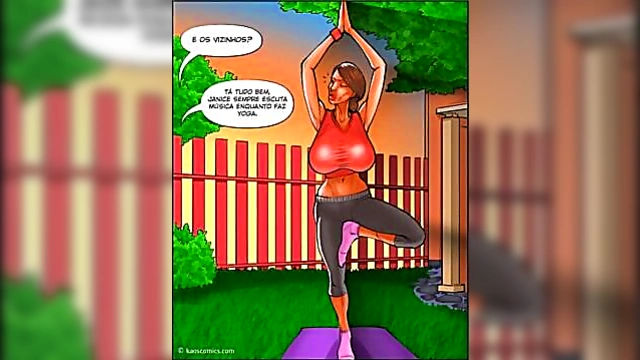 Hot Wife Sucks Black Gardener's Dick In HQ Hentai Anime Scene