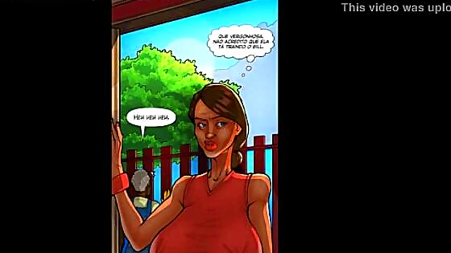 Hot Wife Sucks Black Gardener's Dick In HQ Hentai Anime Scene