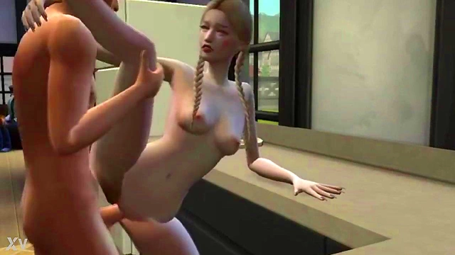 Wicked Sims Woohoo – Lisa Gets Lucky With Older Man In 3D Hentai Adventure