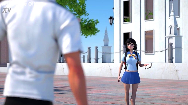 Cute Schoolgirls in Hentai Anime Seduce Teachers for naughty Fun