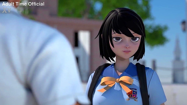 Cute Schoolgirls in Hentai Anime Seduce Teachers for naughty Fun