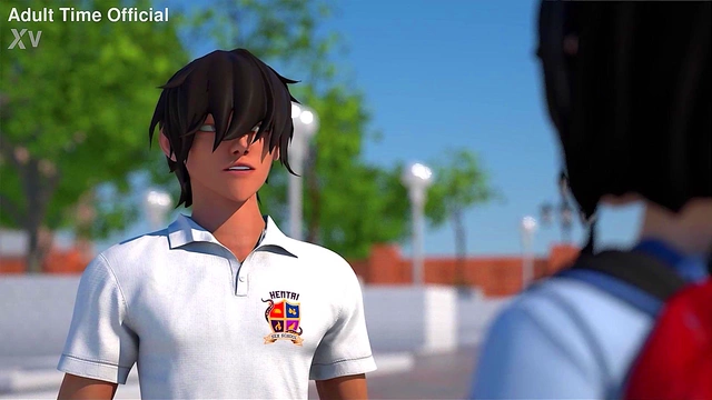 Cute Schoolgirls in Hentai Anime Seduce Teachers for naughty Fun