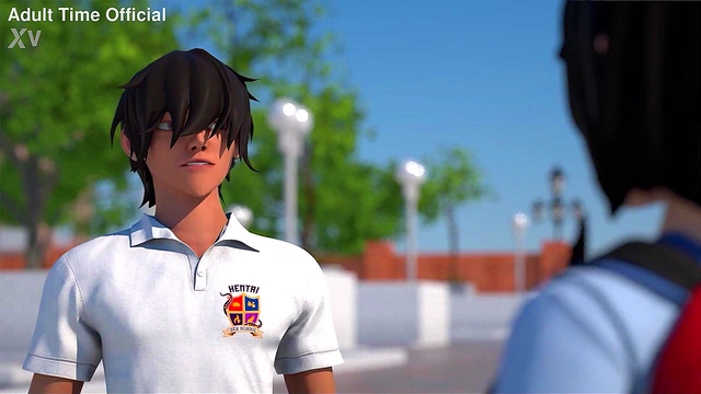 Cute Schoolgirls in Hentai Anime Seduce Teachers for naughty Fun