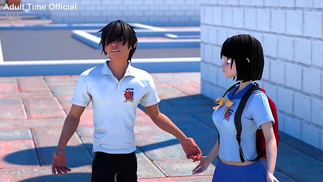 Cute Schoolgirls in Hentai Anime Seduce Teachers for naughty Fun