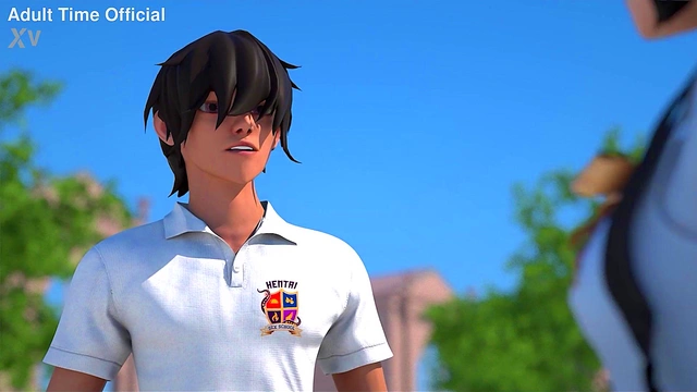 Cute Schoolgirls in Hentai Anime Seduce Teachers for naughty Fun