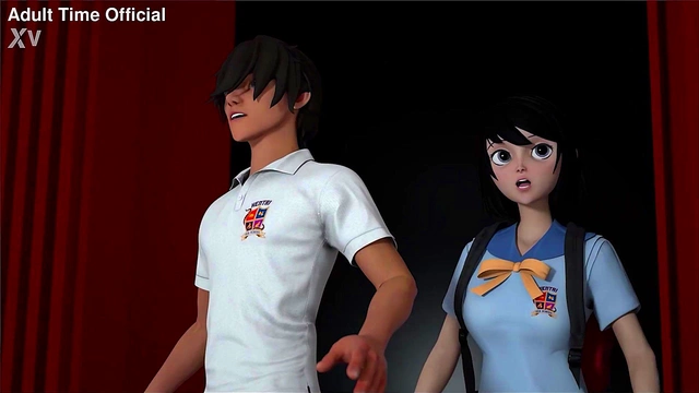 Cute Schoolgirls in Hentai Anime Seduce Teachers for naughty Fun