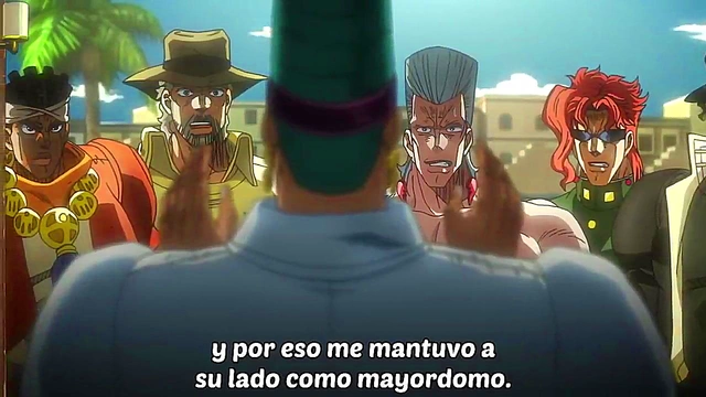 Jojo's Bizarre Adventure – Uncensored Anime Sex Scene from Egypt Arc Chapter 16